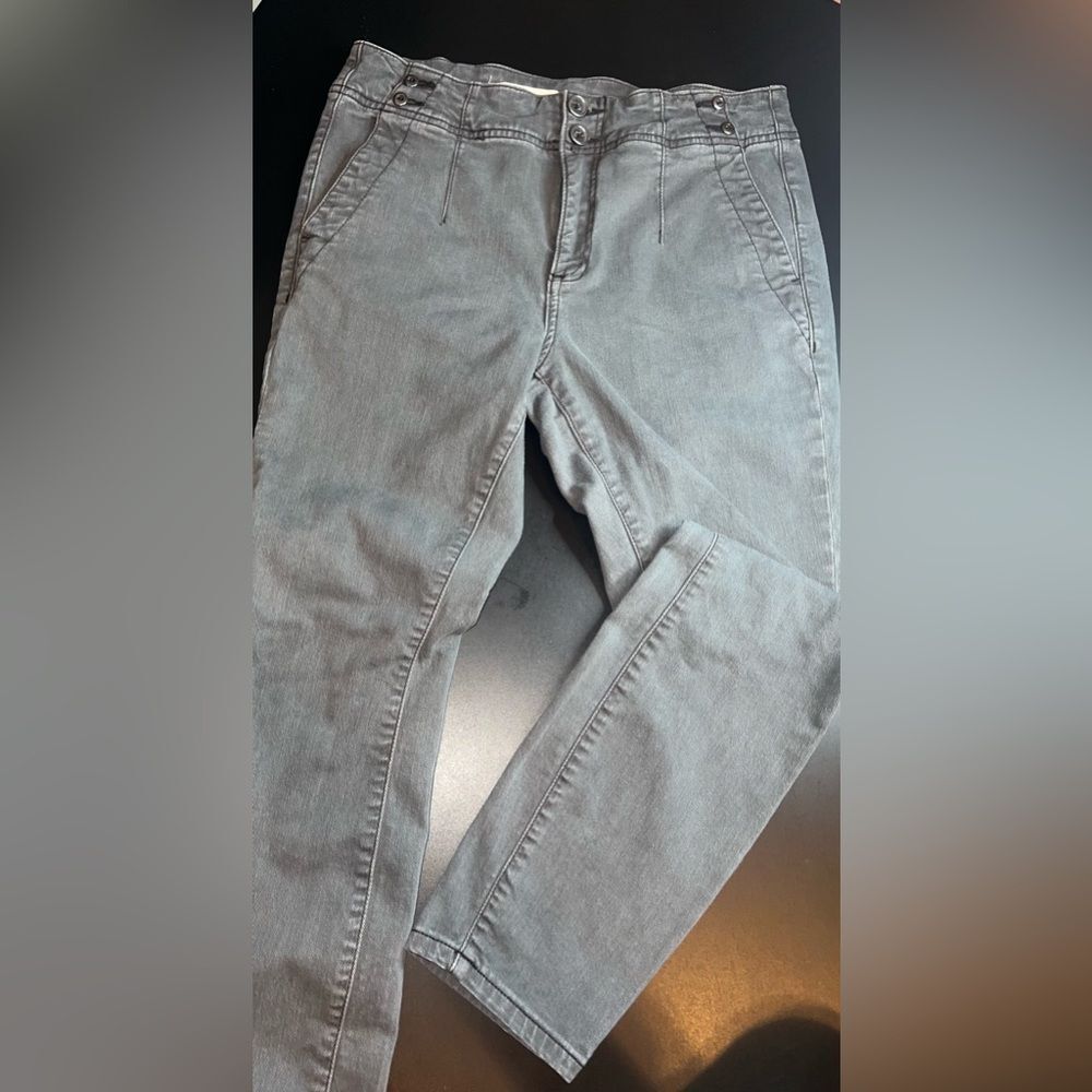 Anthropologie Pilcro High Rise Skinny Jeans In Grey Size 29 EUC